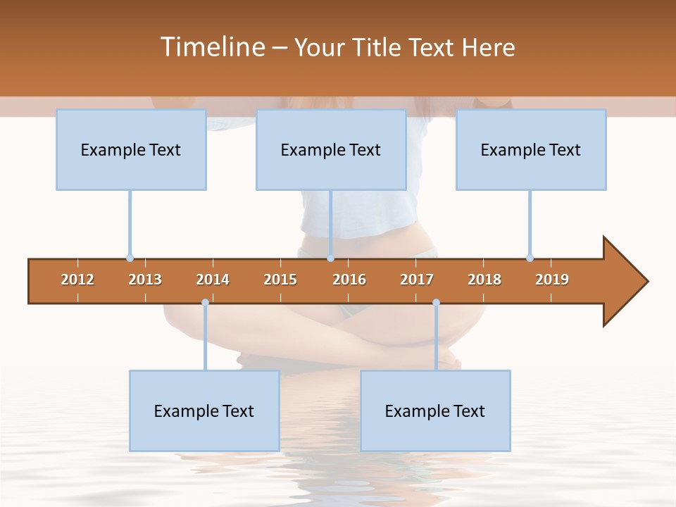 Yoga Stretching Fitness PowerPoint Template