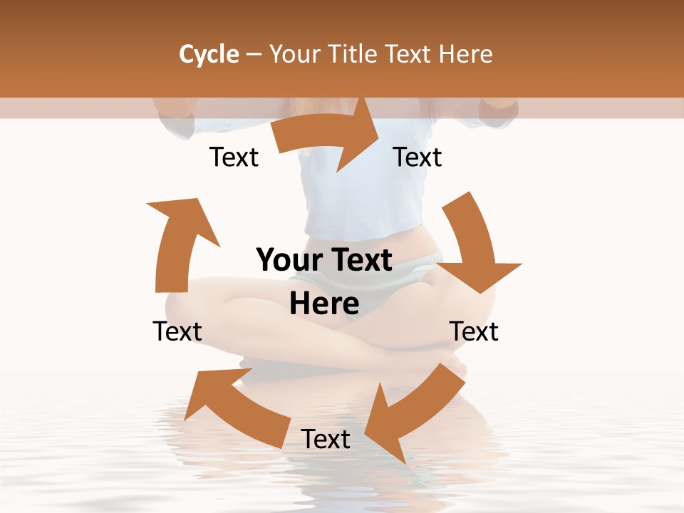 Yoga Stretching Fitness PowerPoint Template