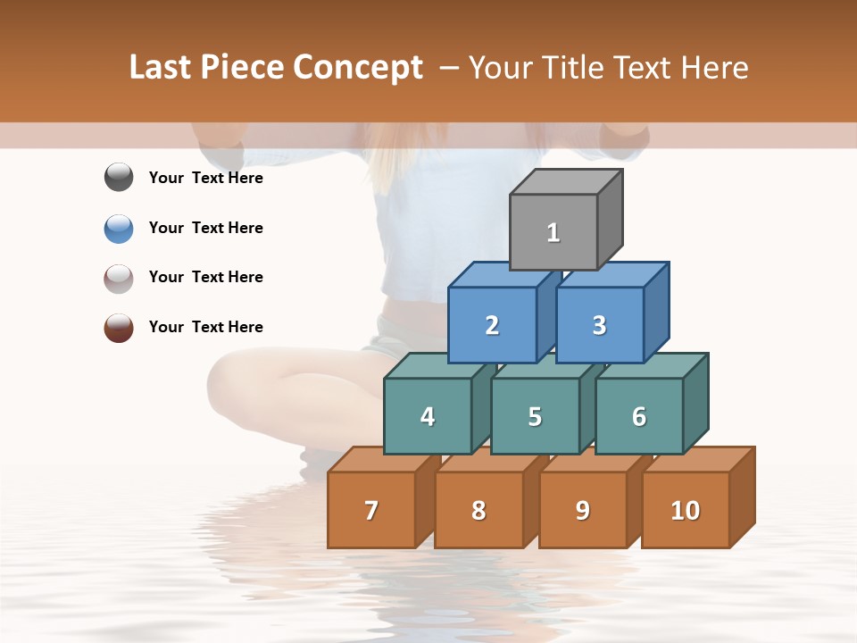 Yoga Stretching Fitness PowerPoint Template