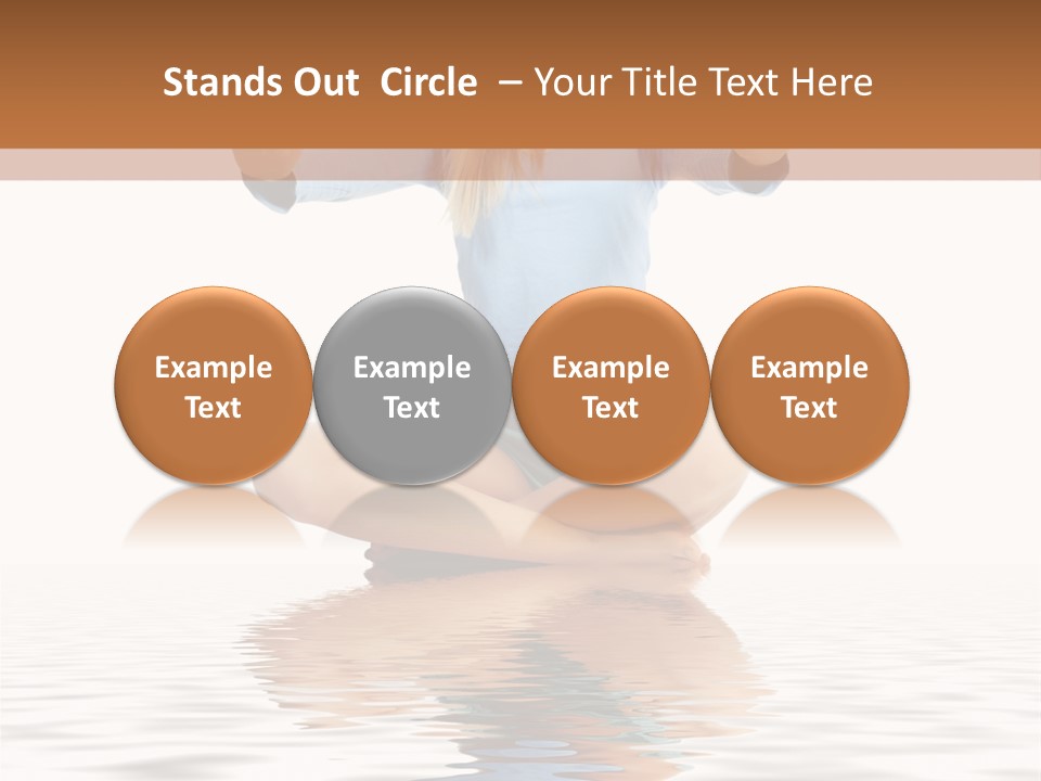 Yoga Stretching Fitness PowerPoint Template