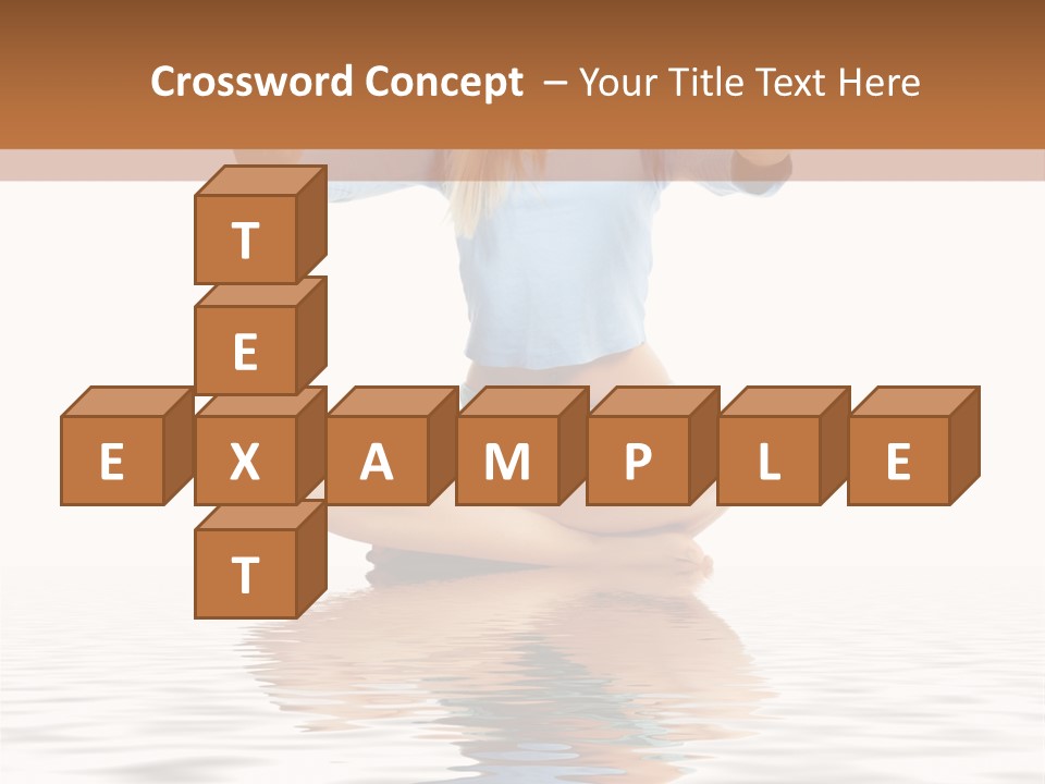 Yoga Stretching Fitness PowerPoint Template