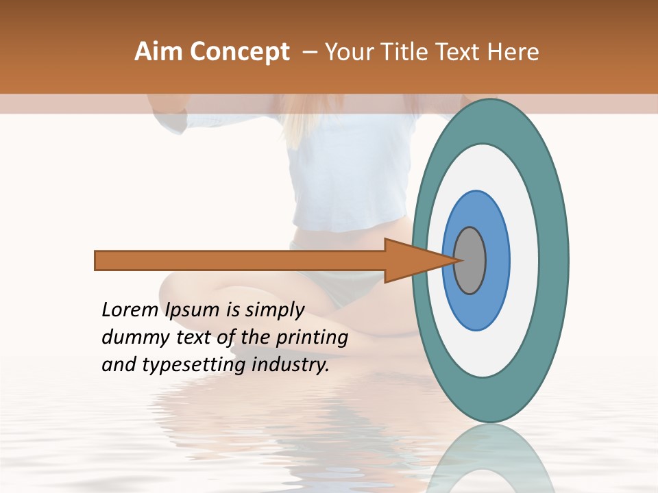 Yoga Stretching Fitness PowerPoint Template