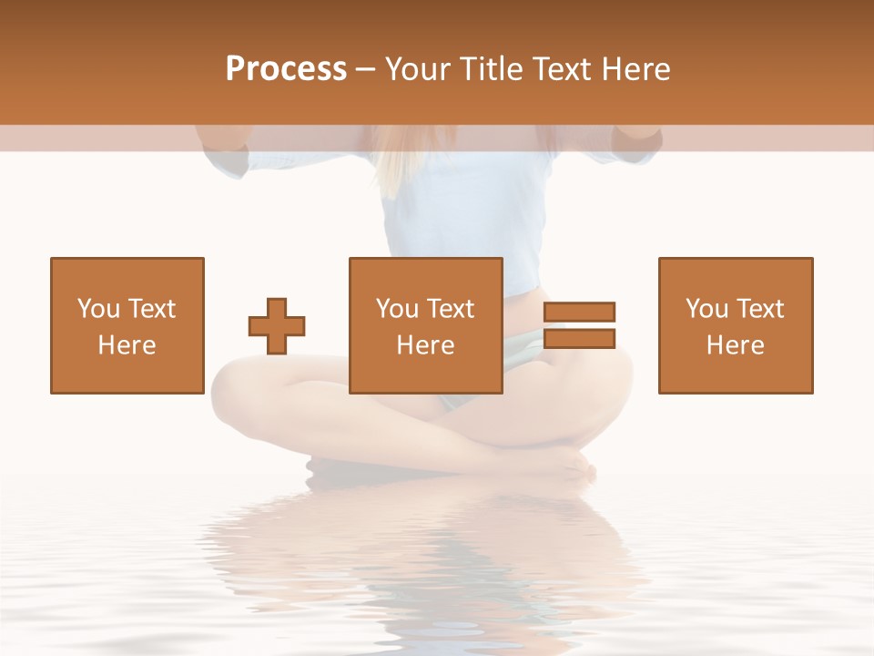 Yoga Stretching Fitness PowerPoint Template