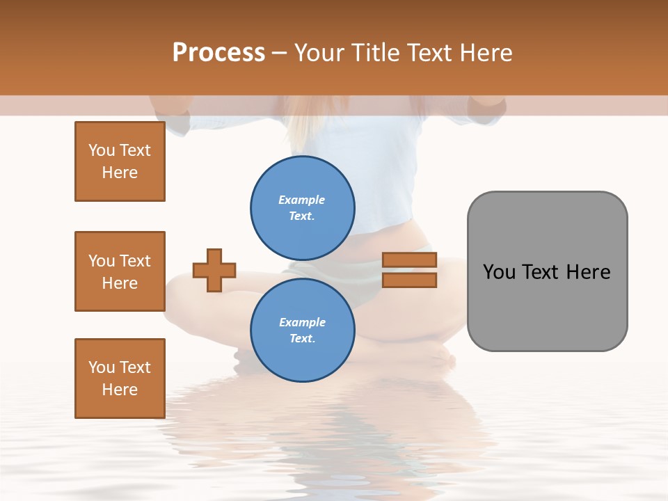 Yoga Stretching Fitness PowerPoint Template