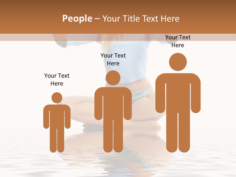 Yoga Stretching Fitness PowerPoint Template