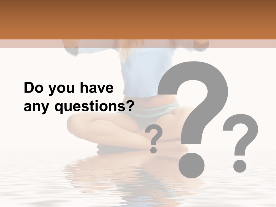 Yoga Stretching Fitness PowerPoint Template