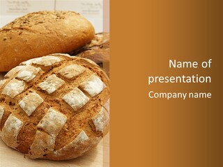 Brown Food Fresh PowerPoint Template