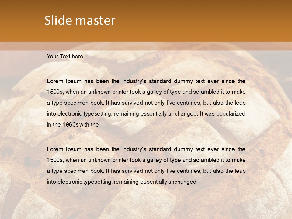 Brown Food Fresh PowerPoint Template