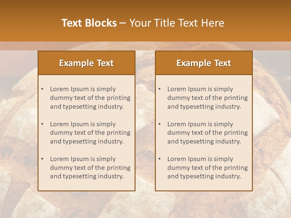 Brown Food Fresh PowerPoint Template