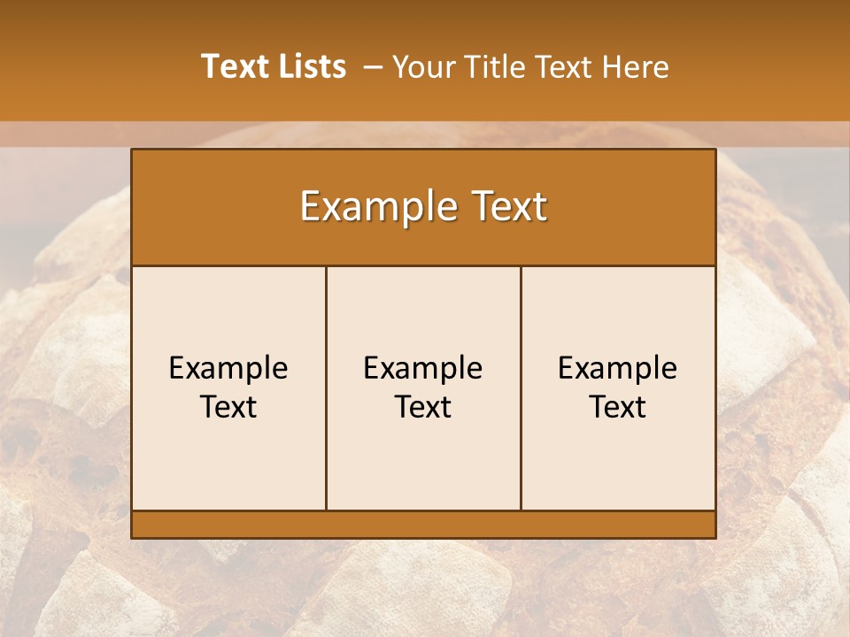 Brown Food Fresh PowerPoint Template