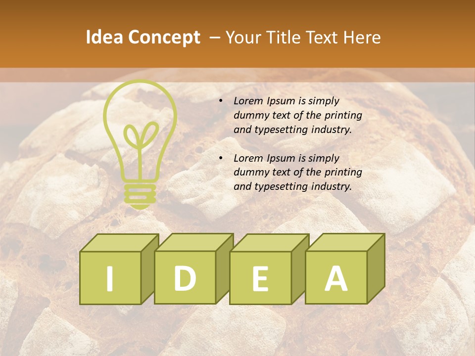 Brown Food Fresh PowerPoint Template