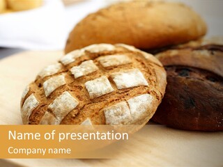 Food Brown Baked PowerPoint Template