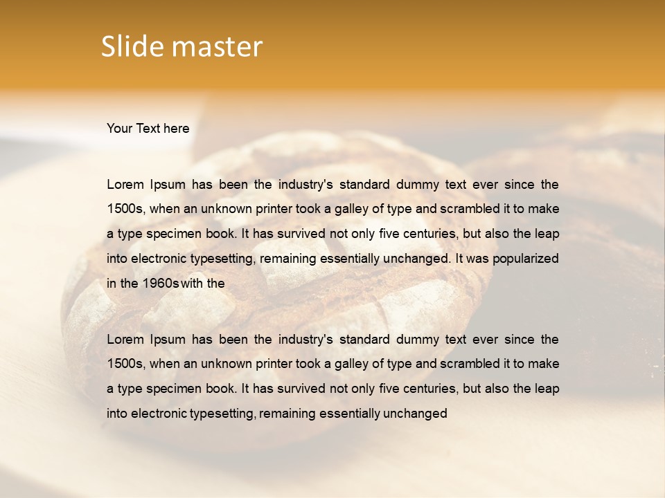 Food Brown Baked PowerPoint Template