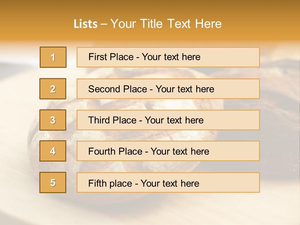 Food Brown Baked PowerPoint Template