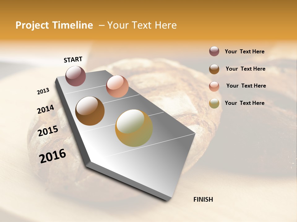 Food Brown Baked PowerPoint Template