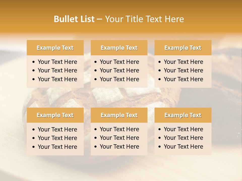 Food Brown Baked PowerPoint Template