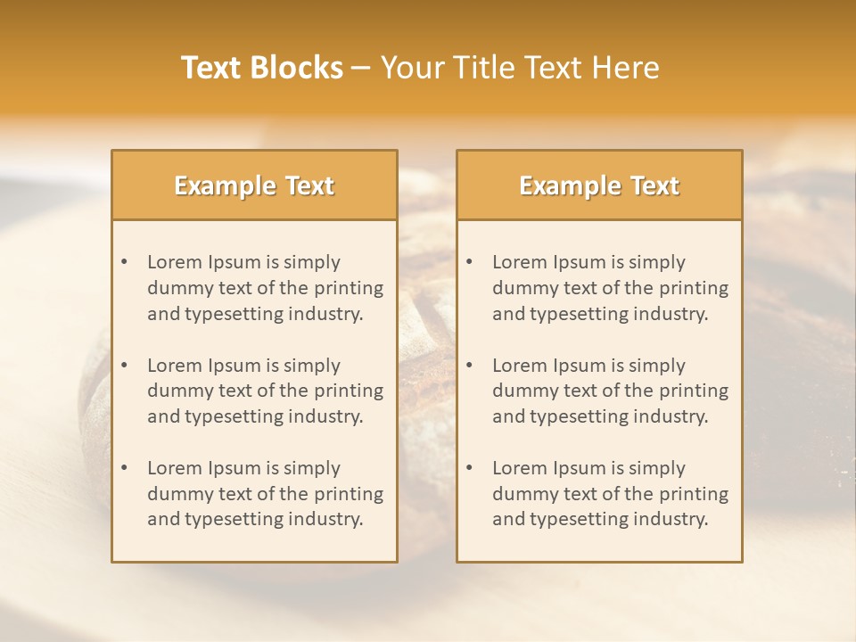 Food Brown Baked PowerPoint Template