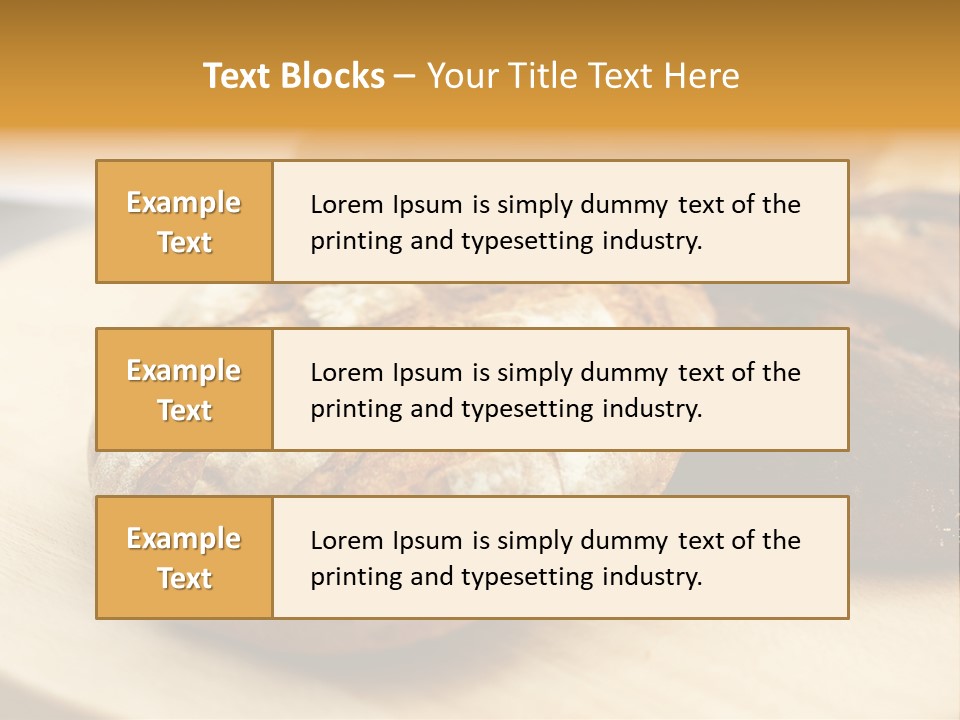 Food Brown Baked PowerPoint Template