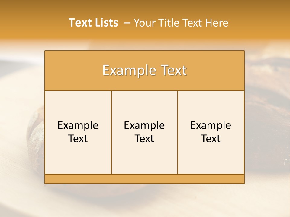 Food Brown Baked PowerPoint Template