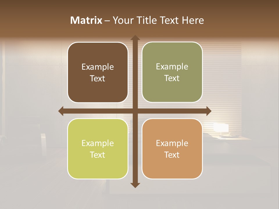 Trendy Bedroom Modern PowerPoint Template