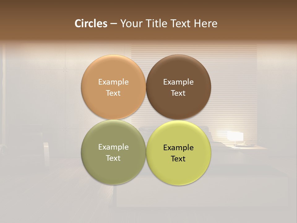 Trendy Bedroom Modern PowerPoint Template