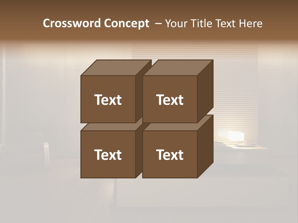 Trendy Bedroom Modern PowerPoint Template