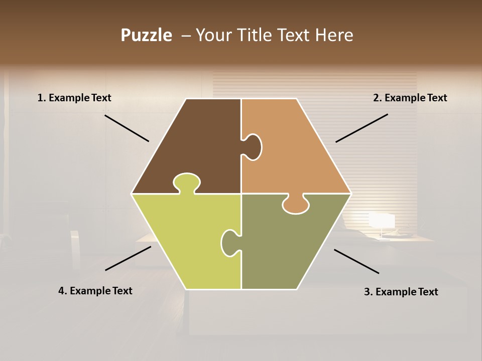 Trendy Bedroom Modern PowerPoint Template