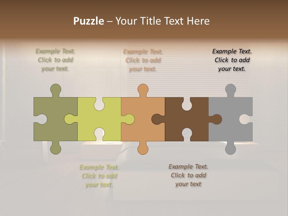 Trendy Bedroom Modern PowerPoint Template