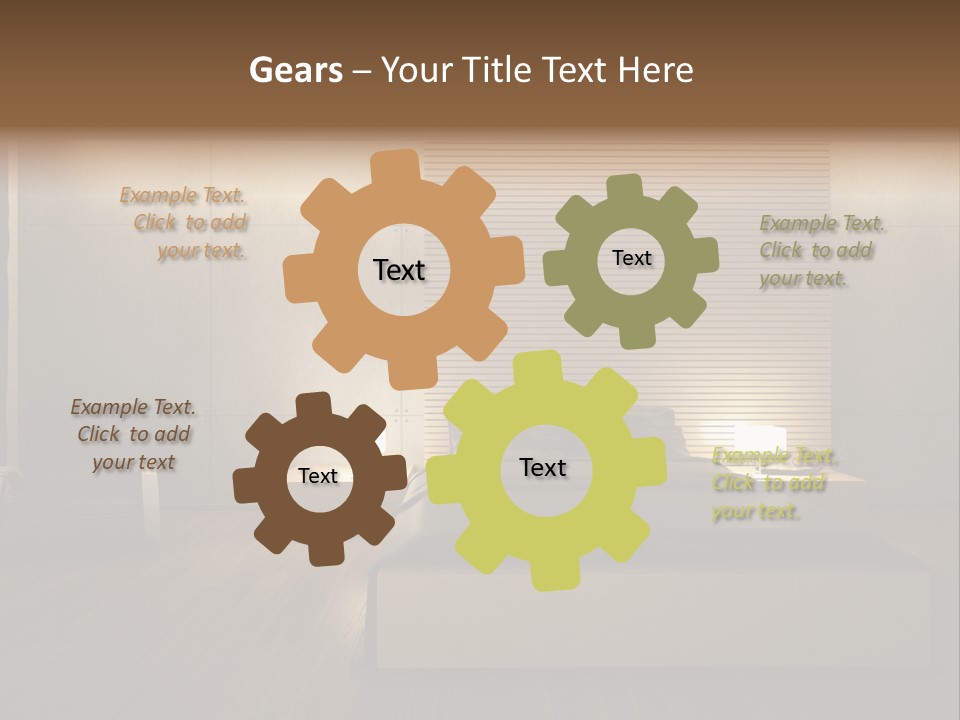 Trendy Bedroom Modern PowerPoint Template