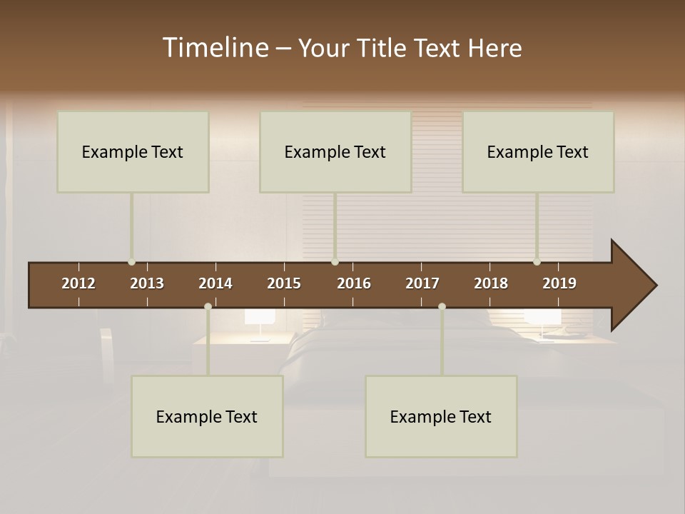 Trendy Bedroom Modern PowerPoint Template
