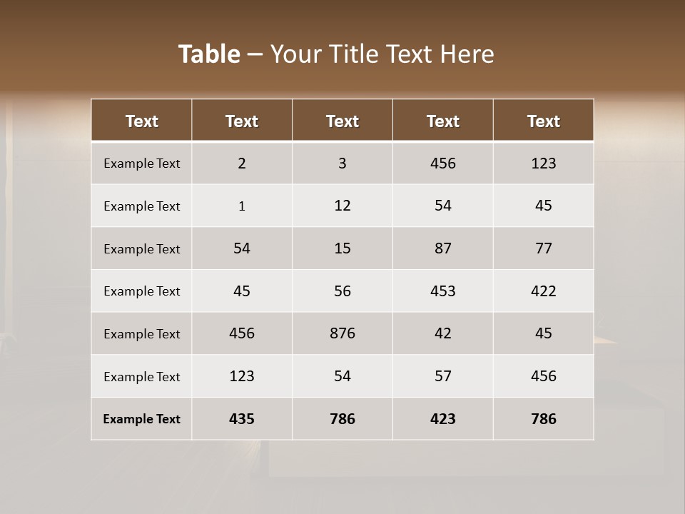 Trendy Bedroom Modern PowerPoint Template