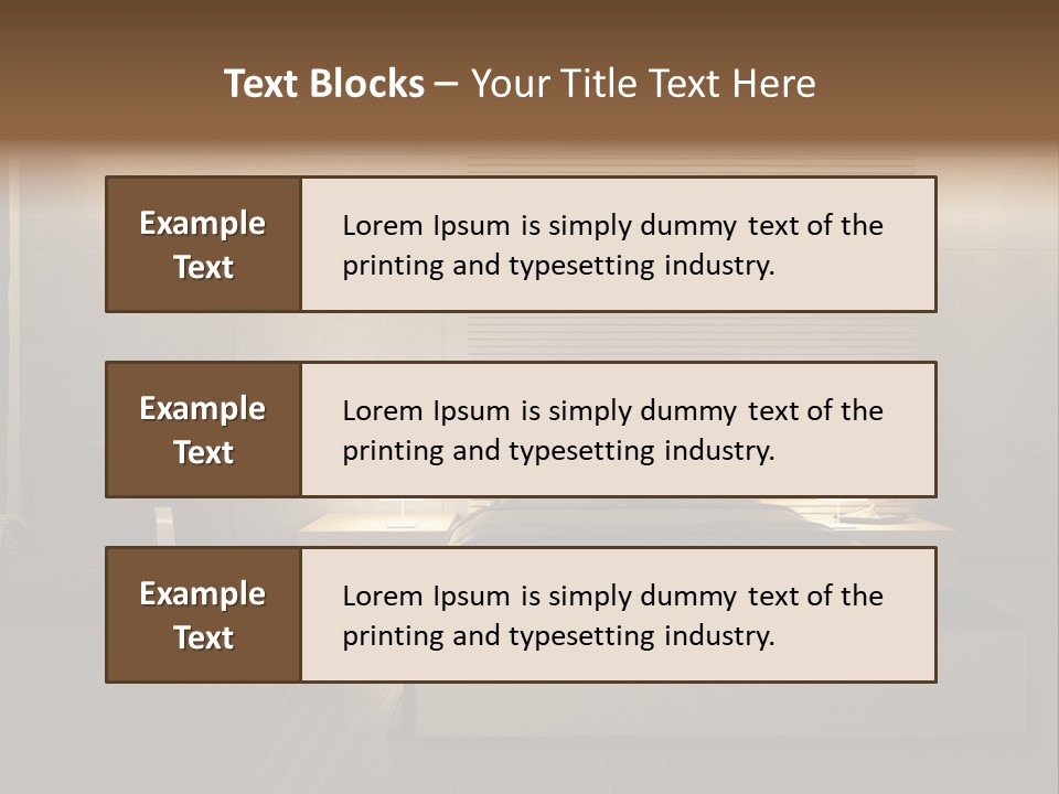 Trendy Bedroom Modern PowerPoint Template