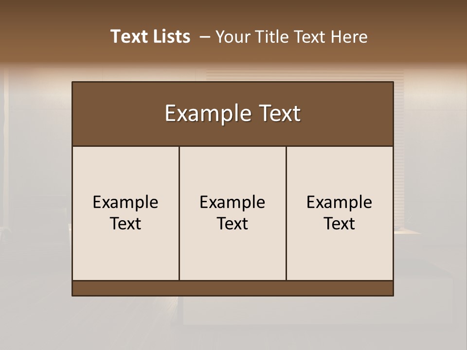 Trendy Bedroom Modern PowerPoint Template