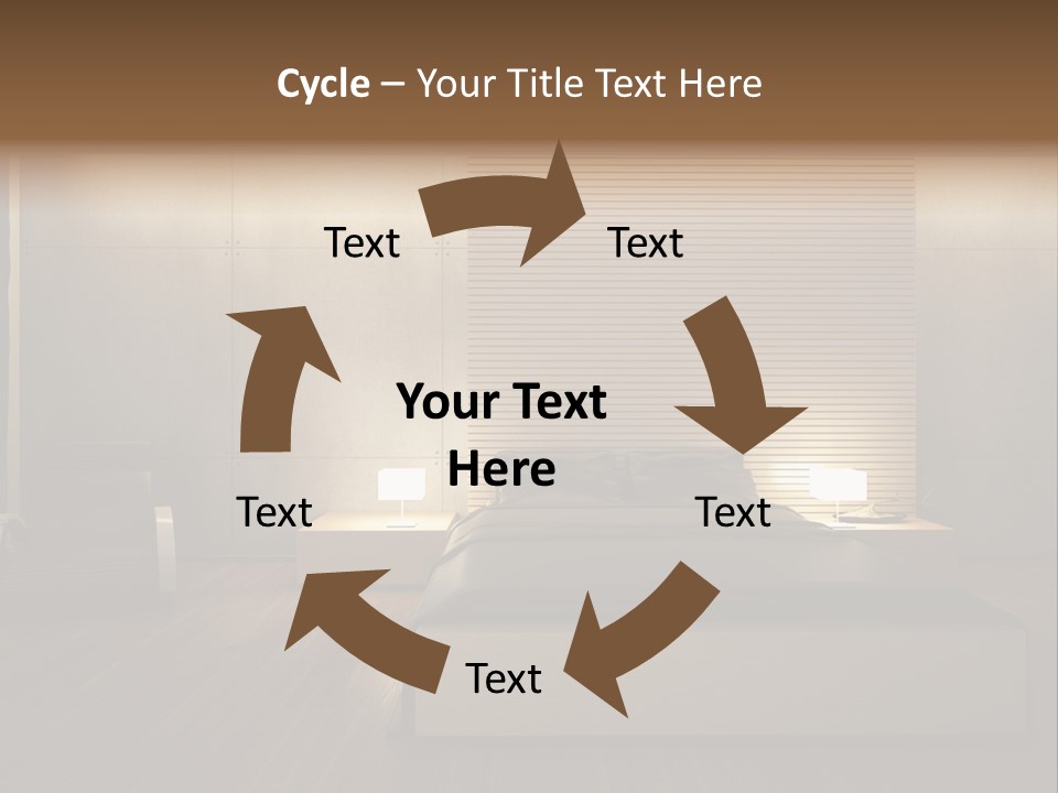 Trendy Bedroom Modern PowerPoint Template