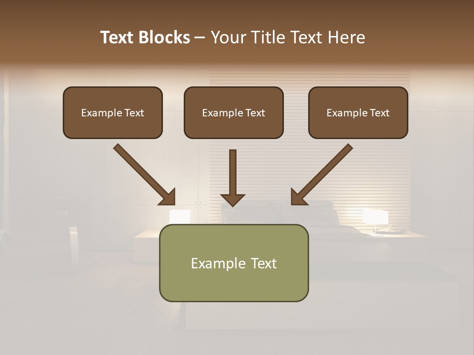 Trendy Bedroom Modern PowerPoint Template