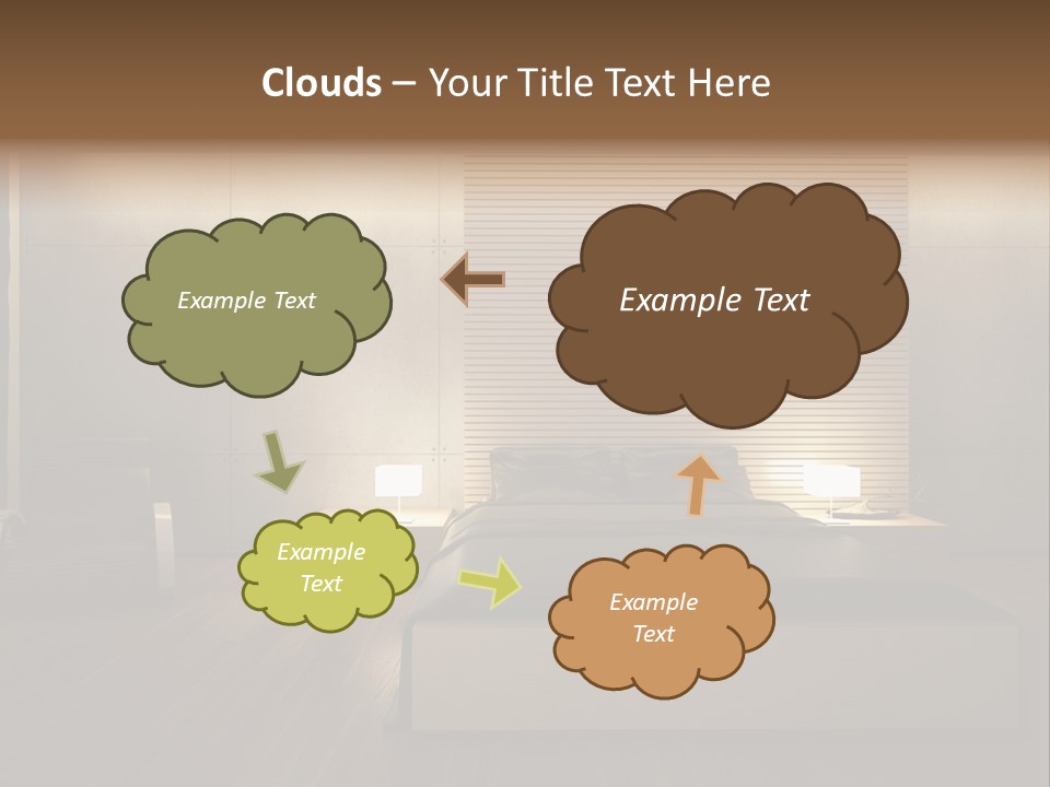 Trendy Bedroom Modern PowerPoint Template