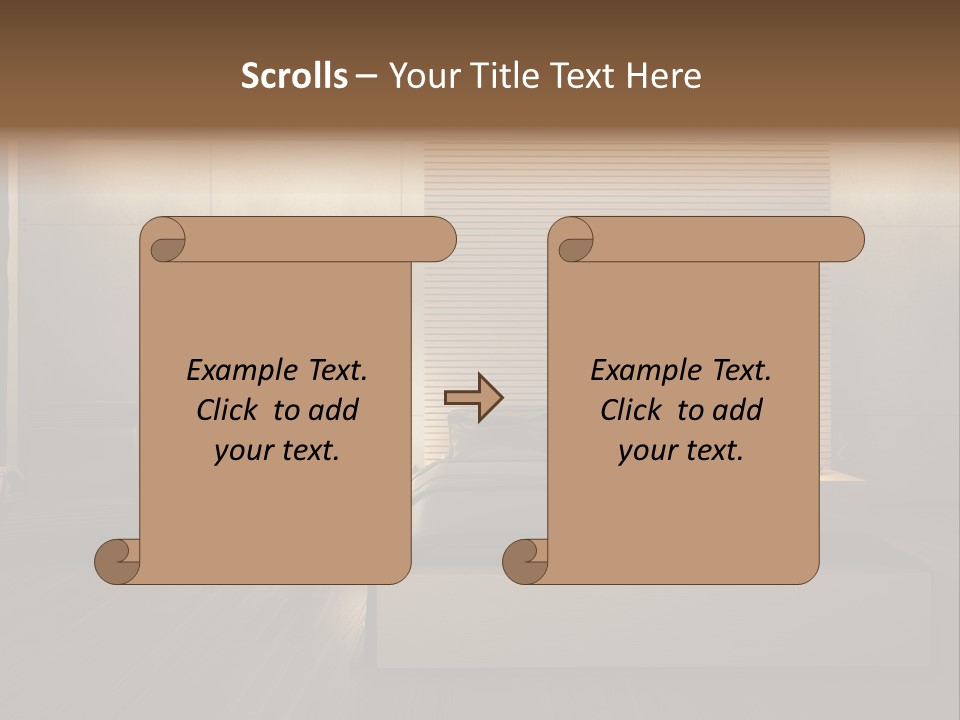 Trendy Bedroom Modern PowerPoint Template