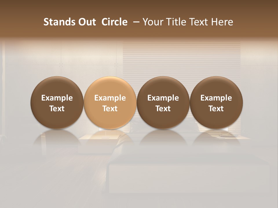 Trendy Bedroom Modern PowerPoint Template