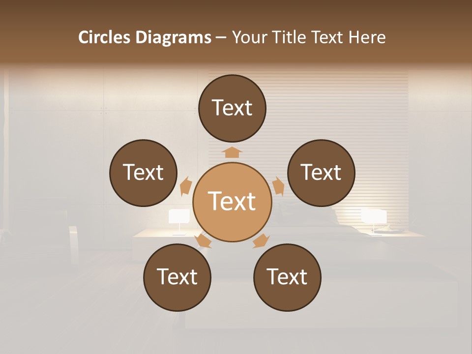 Trendy Bedroom Modern PowerPoint Template