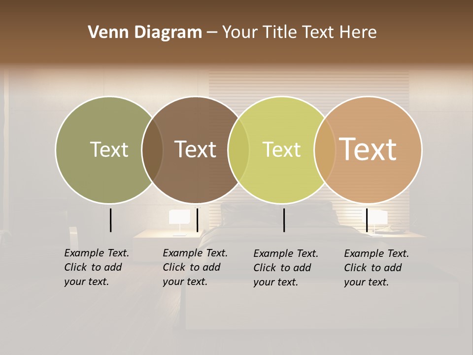 Trendy Bedroom Modern PowerPoint Template