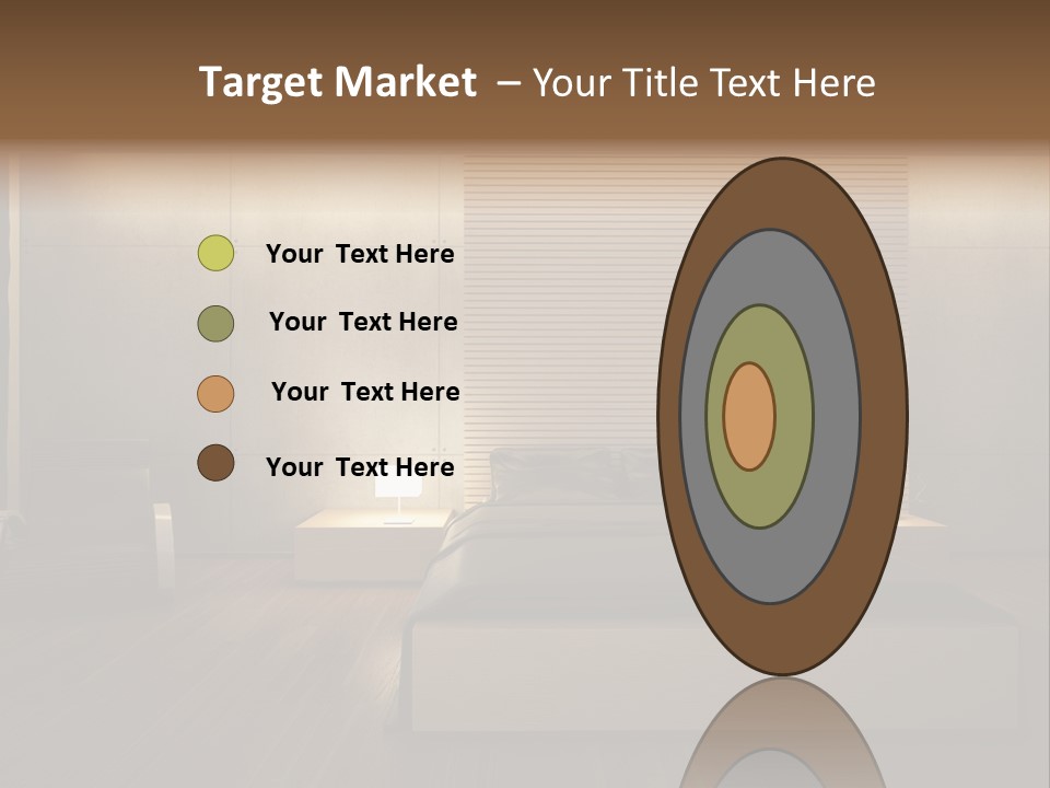 Trendy Bedroom Modern PowerPoint Template