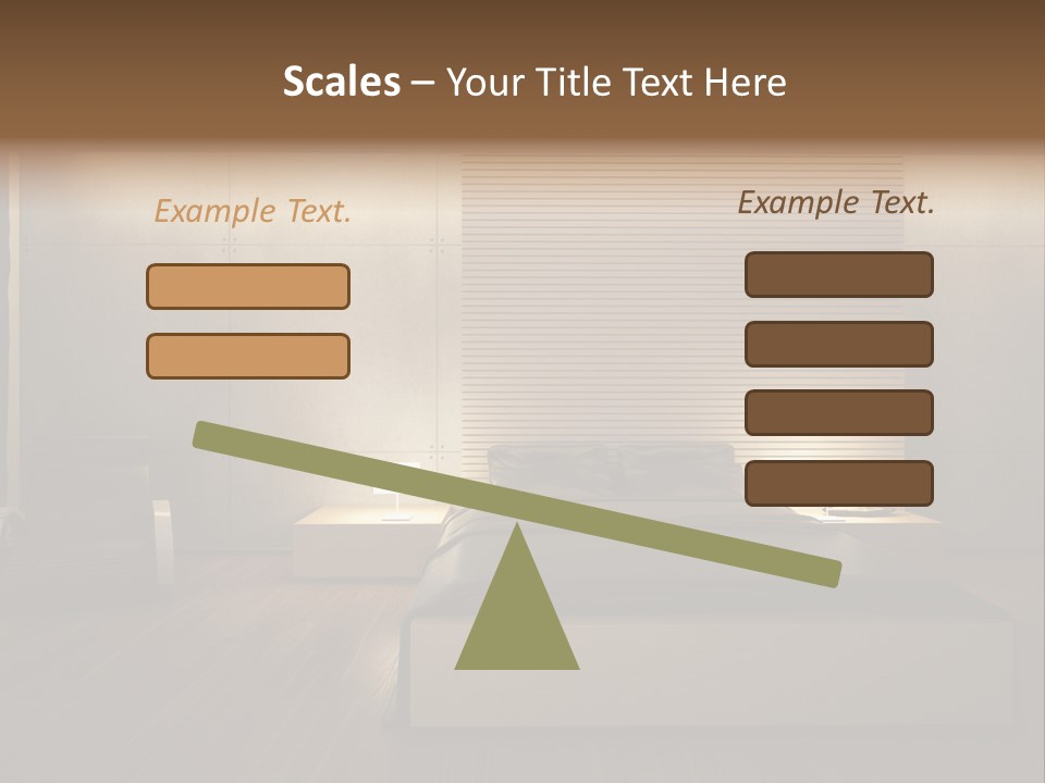 Trendy Bedroom Modern PowerPoint Template