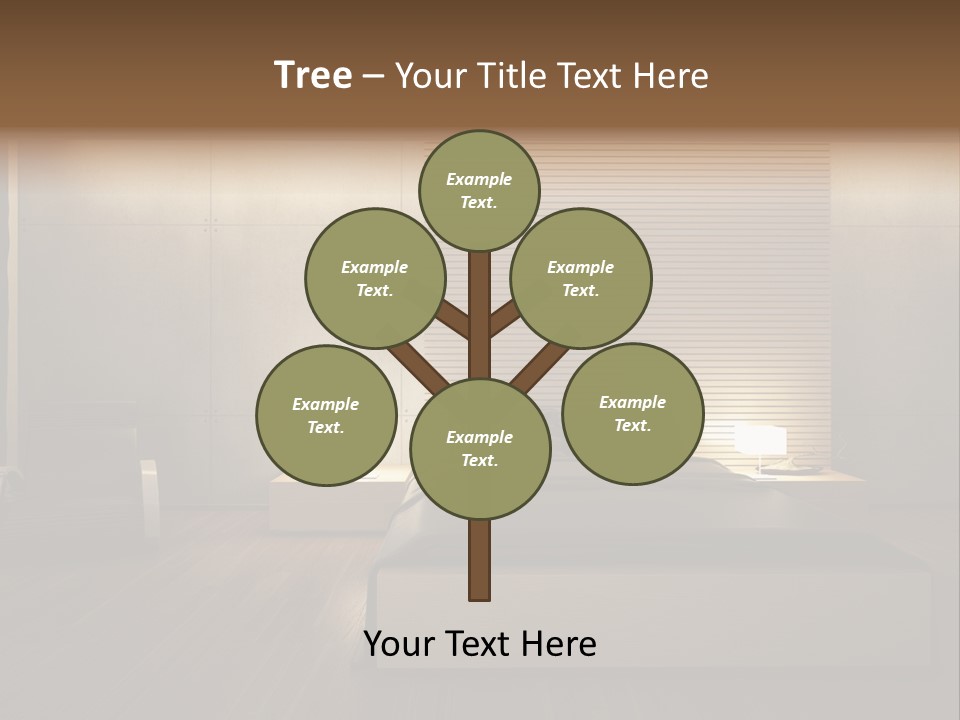 Trendy Bedroom Modern PowerPoint Template