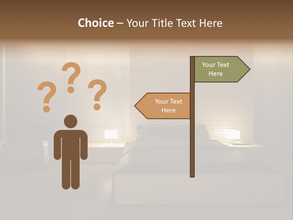 Trendy Bedroom Modern PowerPoint Template