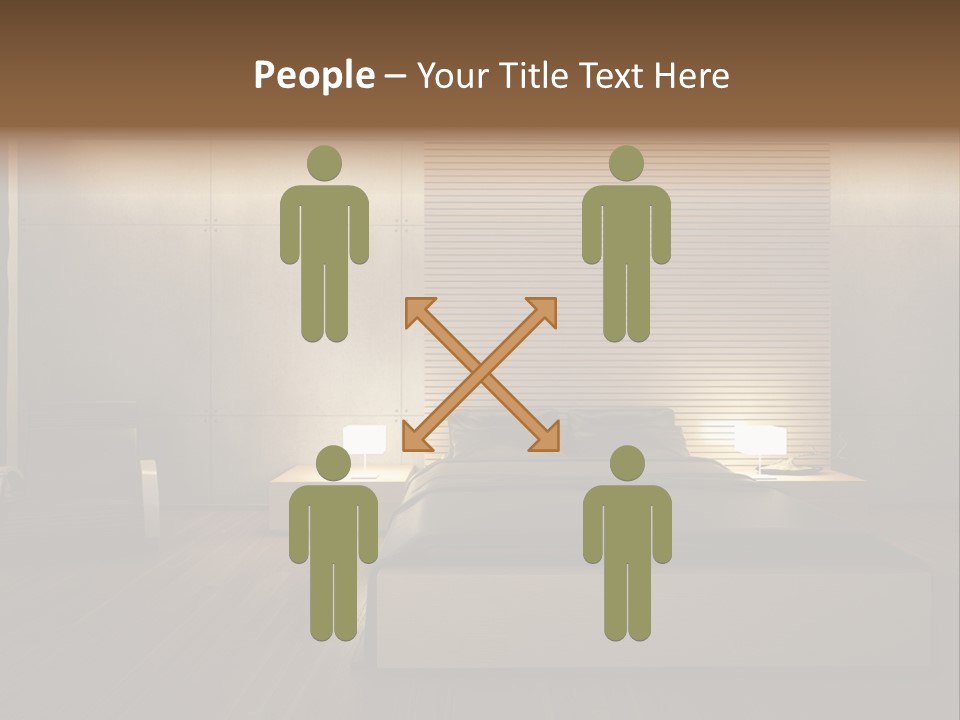 Trendy Bedroom Modern PowerPoint Template