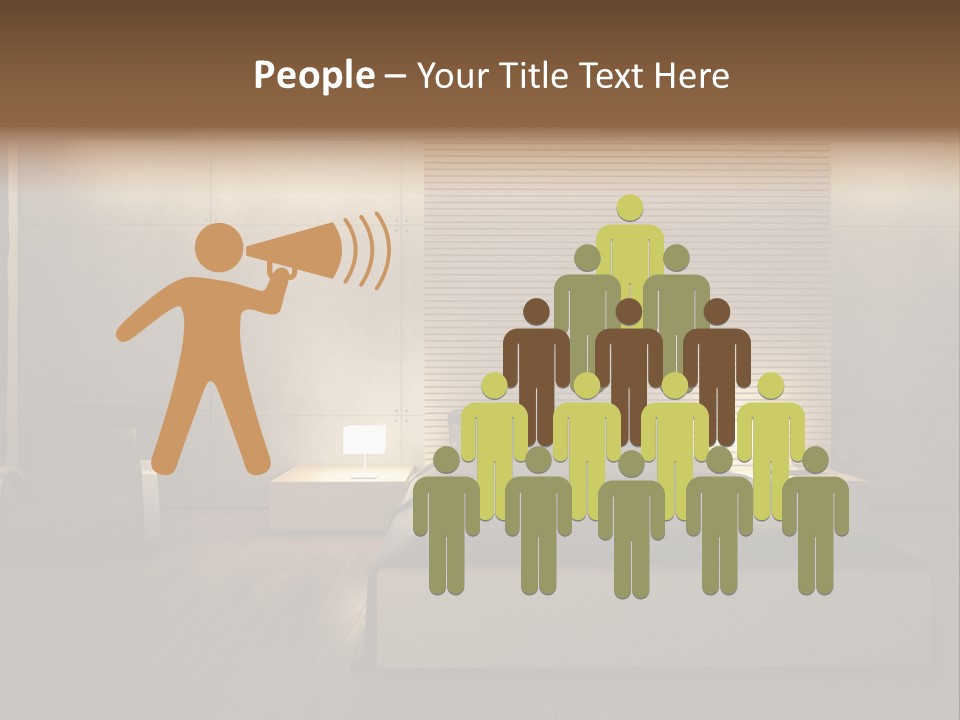 Trendy Bedroom Modern PowerPoint Template