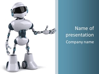 Techno Machinery Future PowerPoint Template