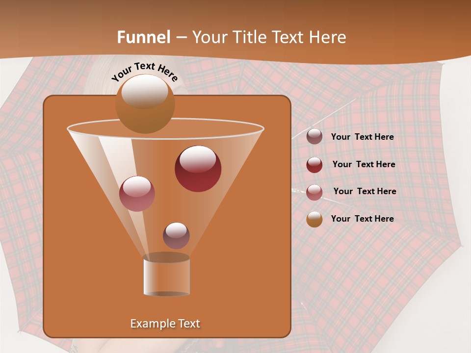 Female Sunshade Youth PowerPoint Template