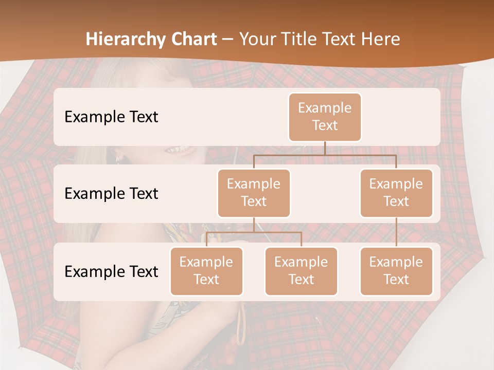 Female Sunshade Youth PowerPoint Template
