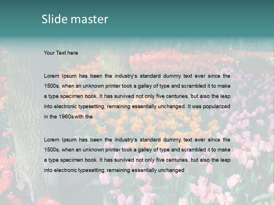 Details Decoration Flora PowerPoint Template